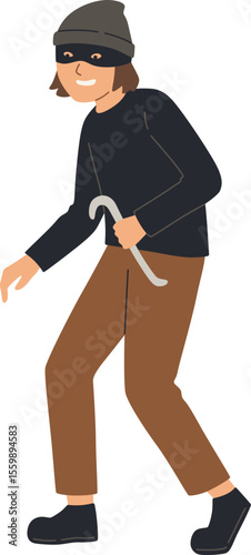 Thief with Crowbar

