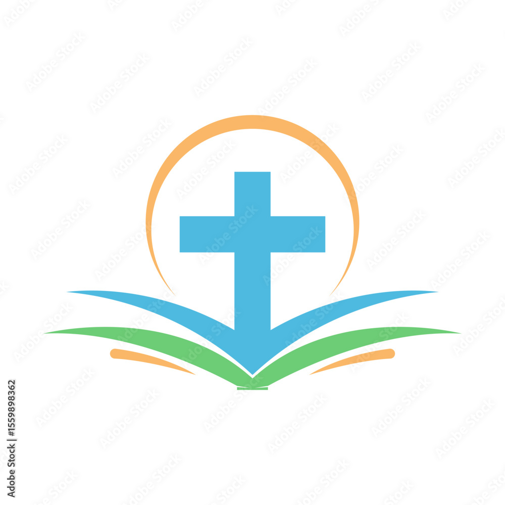 Obraz premium Book logo icon design