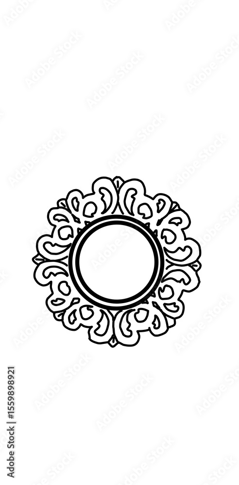 illustration of an abstract frame illustration of an abstract frame