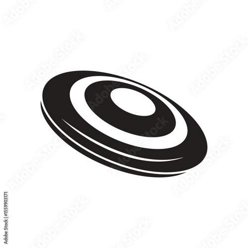 frisbee  logo icon illustration flat