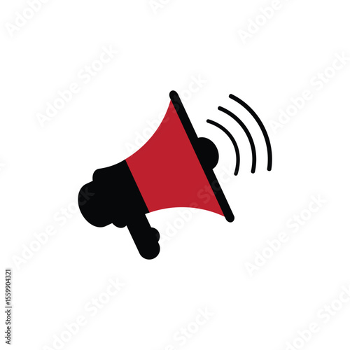 megaphone  logo icon illustration flat