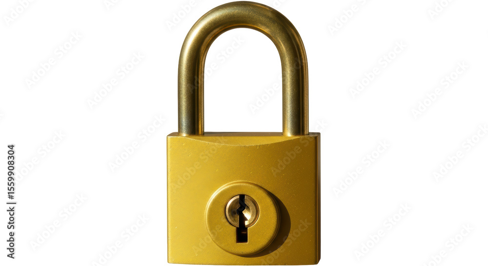 Naklejka premium Isolated Padlock