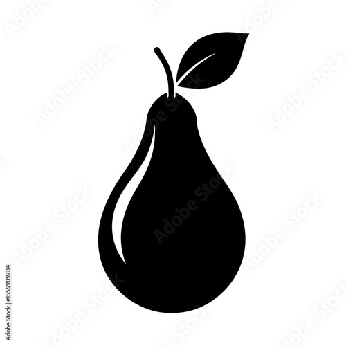 pear isolated on white