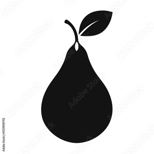 pear isolated on white