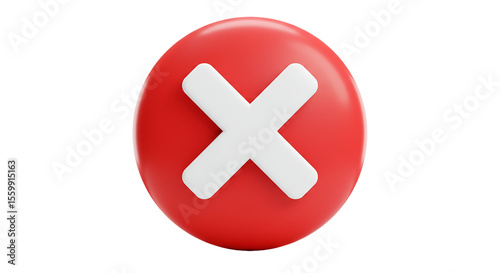 Red Cross Mark: A bold, red cross mark standing out. A powerful symbol of error, denial or cancellation Free Download Red Cross Mark: A bold, red cross mark standing out. A powerful symbol of error, denial or cancellation - GFXLoad