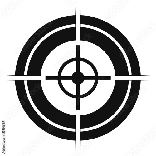target on white background
