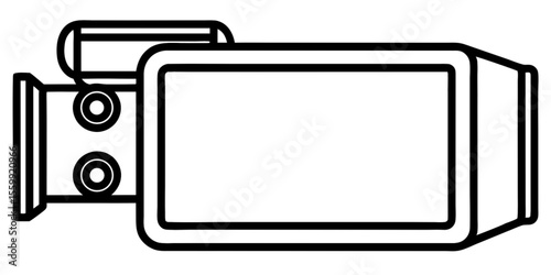 digital camera with blank screen