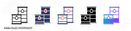 Oil Tanker multiple icon