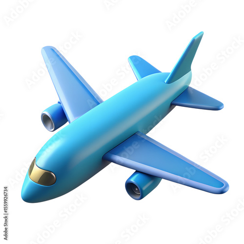 Airplane: An airplane is seen soaring through the sky, symbolizing adventure, freedom, and the wonders of travel.