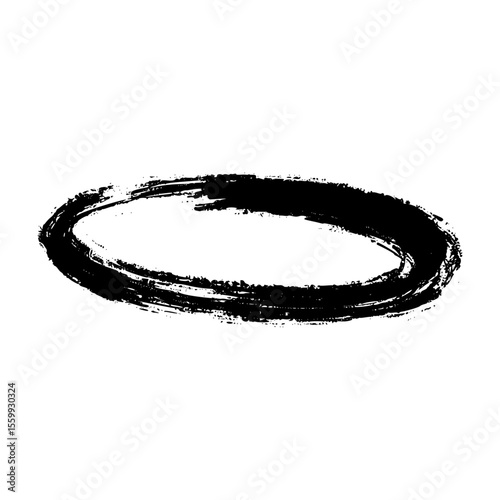 Hand-drawn brush strokes and doodle lines, oval and circular marker highlights, sketchy pen and pencil scribbles for underline or emphasis. Flat vector illustration isolated on white background.