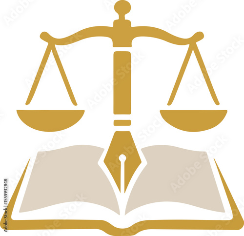 scales of justice vector illustration