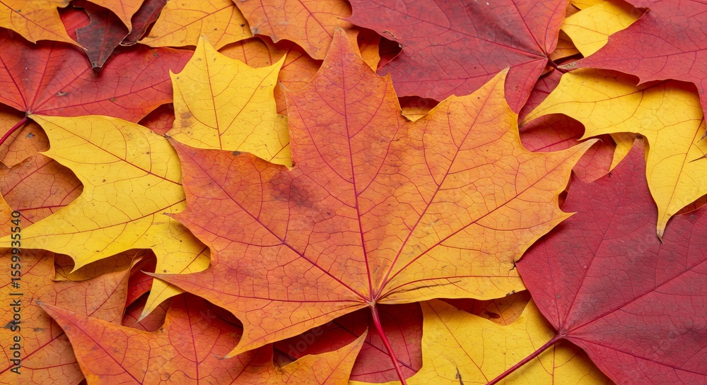 custom made wallpaper toronto digitalColorful Autumn Maple Leaves Background with Red Yellow Orange Fall Foliage