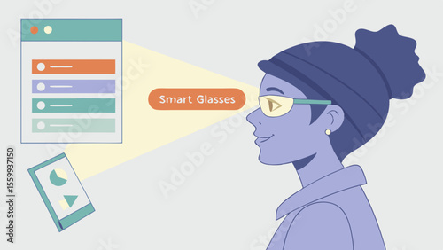 Cybersecurity energy augmented engineering ai Smart glasses projecting augmented reality