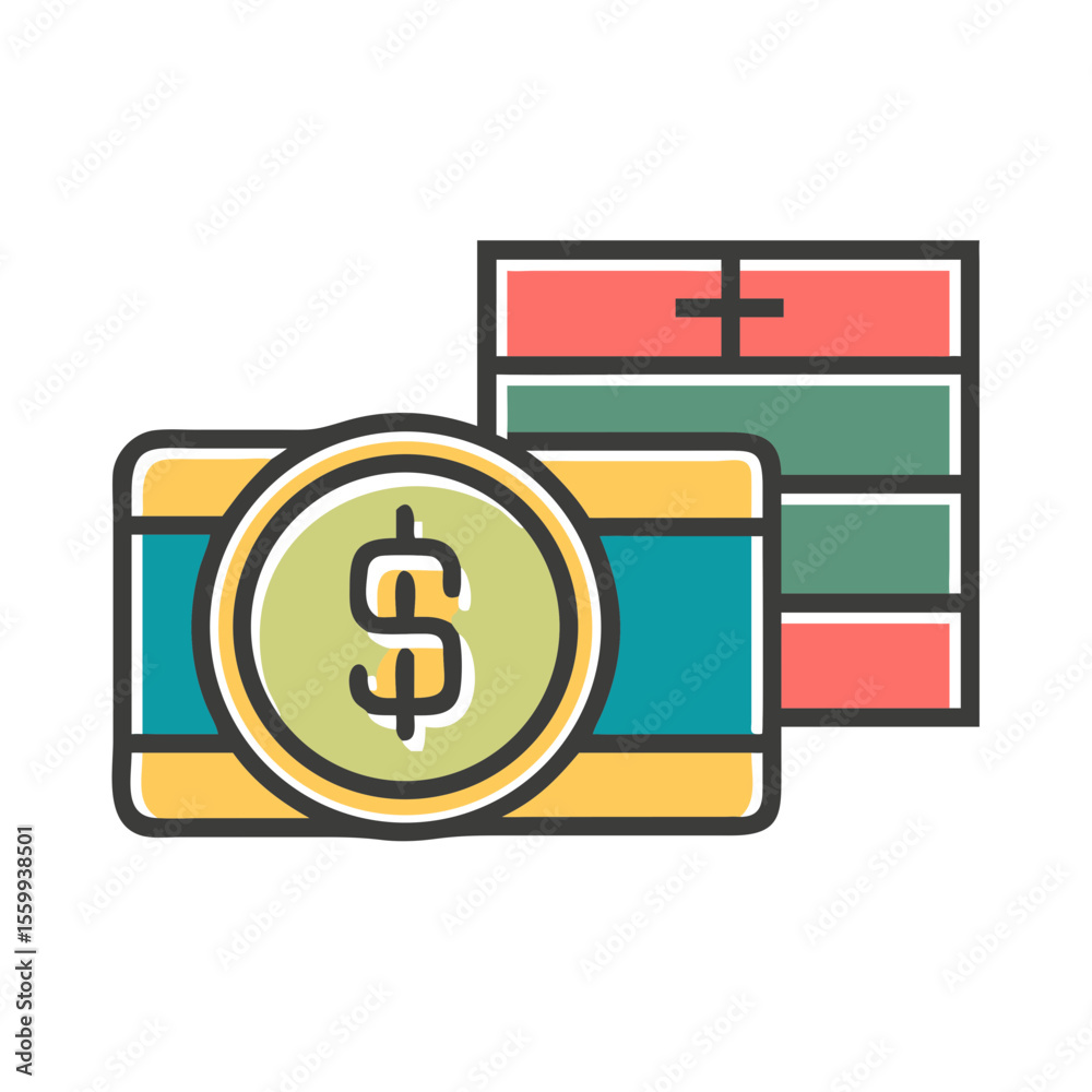 Fototapeta premium Dollar sign icon
