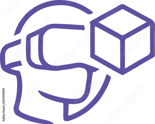 3d render of a waved service icon