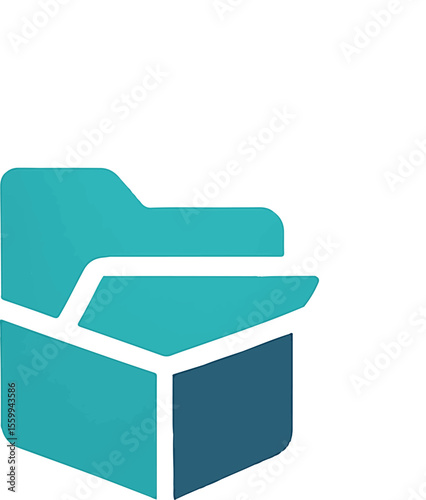 3d render of a plastic container
