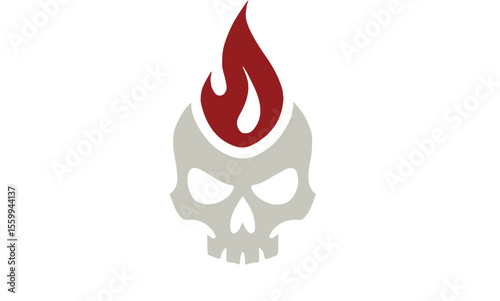 vector illustration of a fire