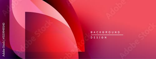 Abstract gradient background. Red, purple hues blend smoothly. Modern design elements create visual interest. Minimalist aesthetic.
