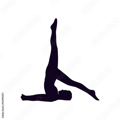 Yoga Poses Silhouette