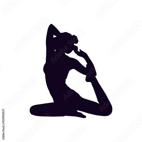 Yoga Poses Silhouette