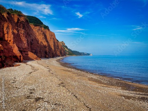 Sidmouth Beach in Devon
