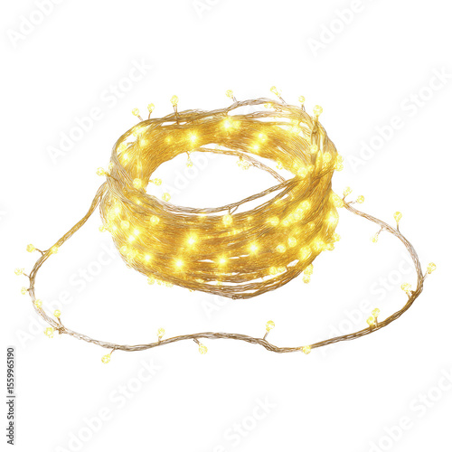 Warm White LED Fairy String Lights, Twinkling