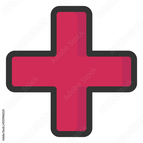 Medical cross icon