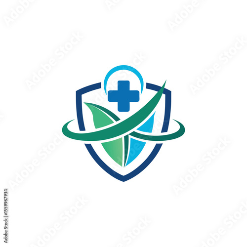 medical logo design vector 