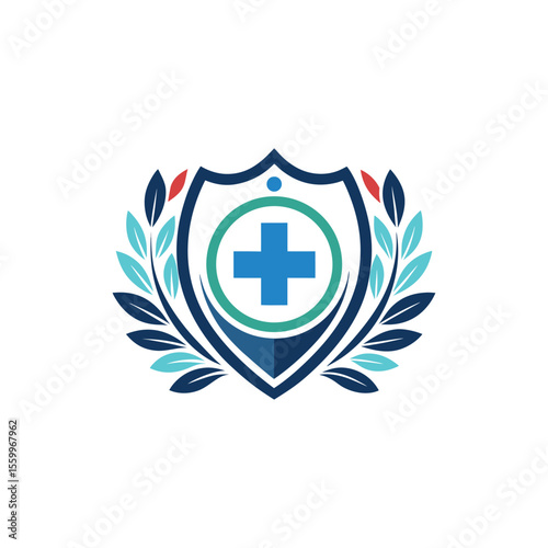 medical logo design vector 
