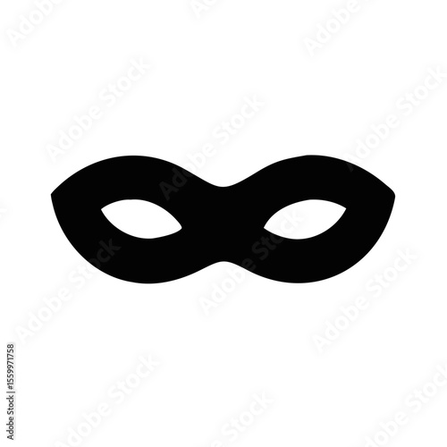 Mask superhero. Carnival mask icon. Vector