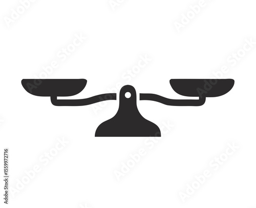 Scales. Balanse icon. Vector illustration