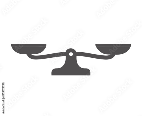 Scales. Balanse icon. Vector illustration