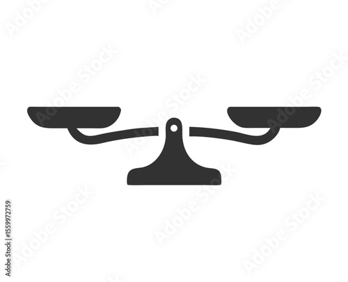 Scales. Balanse icon. Vector illustration