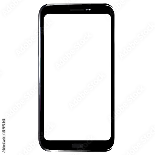 Realistic smartphone mockup. Phone. Vector