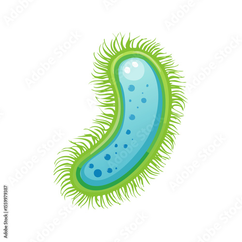 Viruses, germs and bacteria, microorganism types. Illness or disease microscopic cells and infection, microbes and antibodies. Dangerous pathogen, microbiology. Realistic 3d vector illustration
