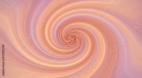 Abstract Swirl Background with Orange and Pink Blurs