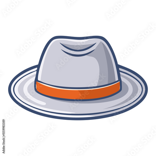 vector illustration of a hat