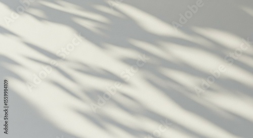 Overlaying Leaf Shadows on Wall Casting Diagonal Pattern