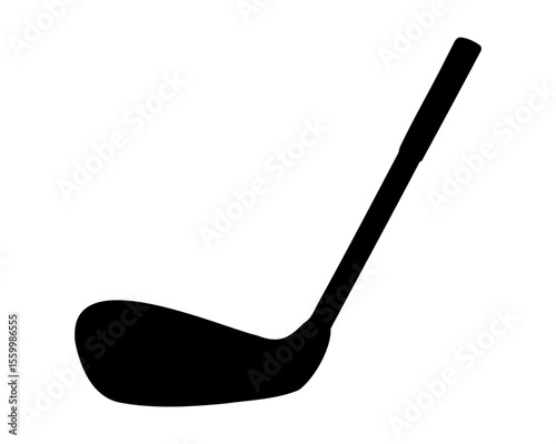 golf club flat icon. golf stick for sports design. vector illustration on transparent background.