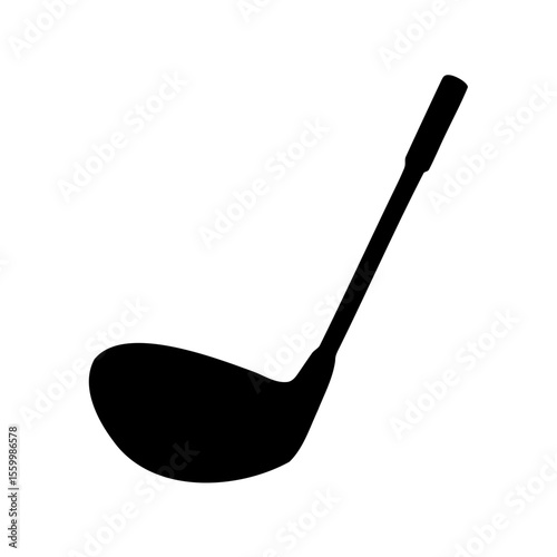 golf club flat icon. golf stick for sports design. vector illustration on transparent background.