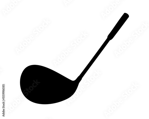 golf club flat icon. golf stick for sports design. vector illustration on transparent background.