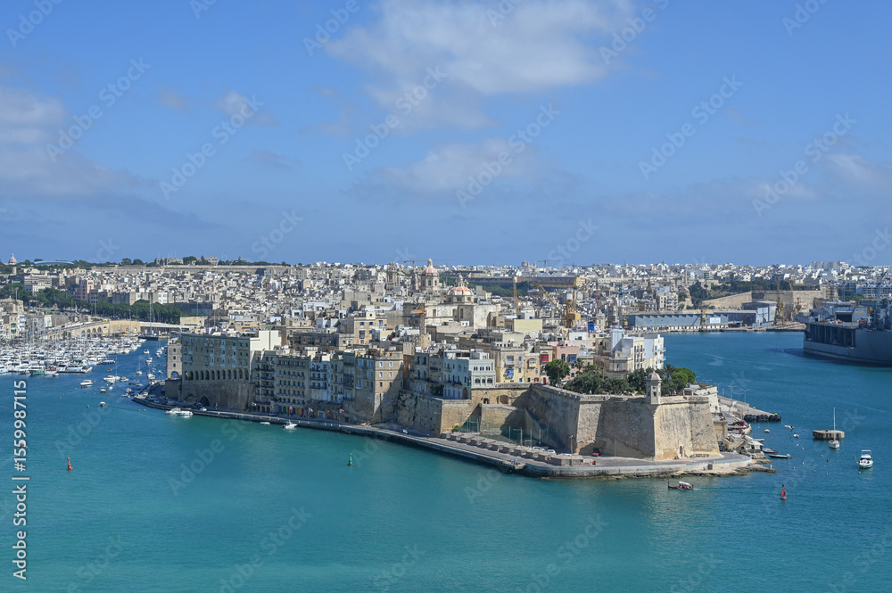 Fototapeta premium Isola di Malta nel mar Mediterraneo