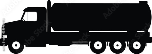  tanker truck silhouette icon