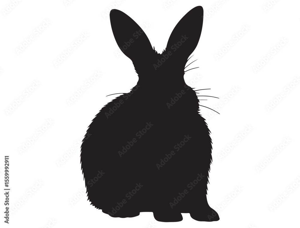 Obraz premium BUNNY SILHOUETTE