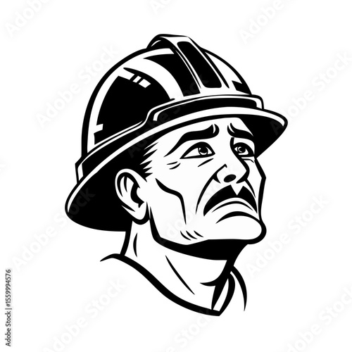 vector illustration of a cartoon policeman
