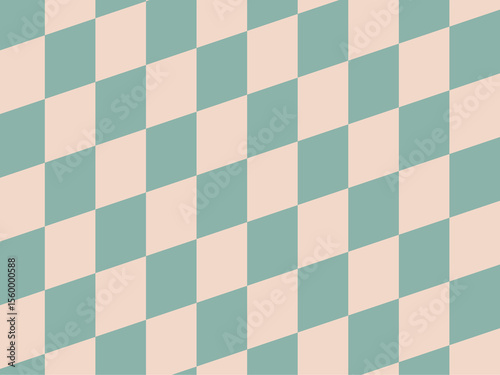 Pastel Green Retro Style Geometric Backgrounds