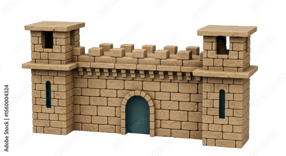 Fototapeta premium Isolated Fortress