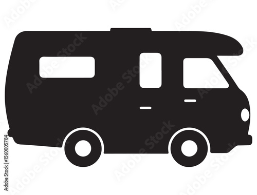 CAMPER VAN SILHOUETTE