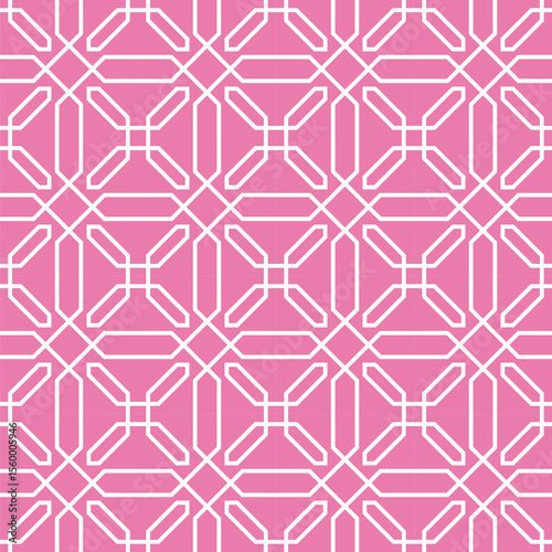 Summer Geometric Graphic Seamless Pattern. Bright Color. Tiles Background. Vector Template For Fabric, Textile, Wallpaper, Wrapping Paper