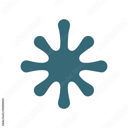 Neuron logo or nerve cell logo with concept vector illustration template.